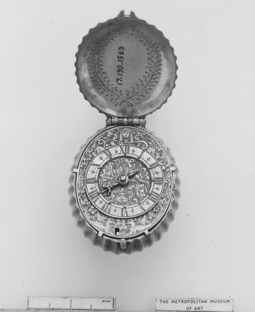 Watch, Watchmaker: Denis Bordier (active Geneva, 1629–1677?), Silver, gilded brass, blued steel, Swiss, Geneva 