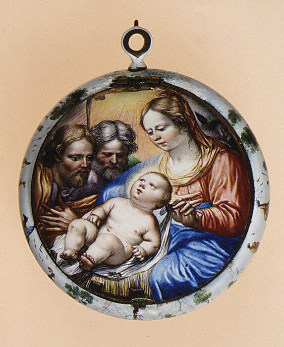 The Nativity, Painted enamel on gold, French, Paris or Blois 