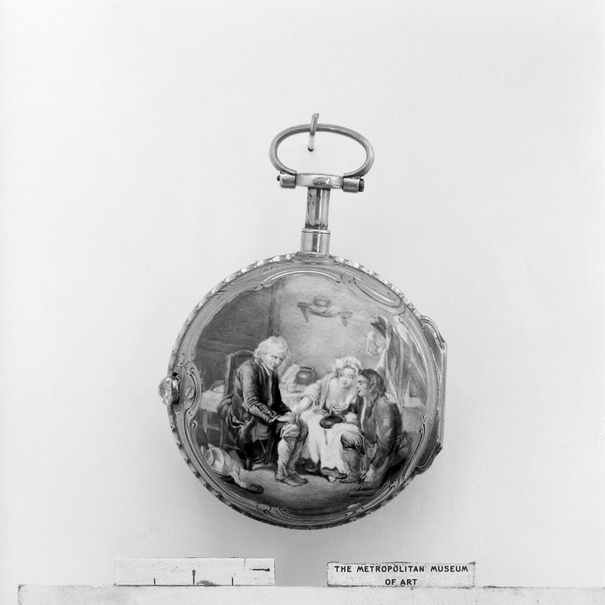 Repeater watch, Watchmaker: Argand (w.c. 1760–77), Gold, enamel, jewels, diamond, French, Paris 