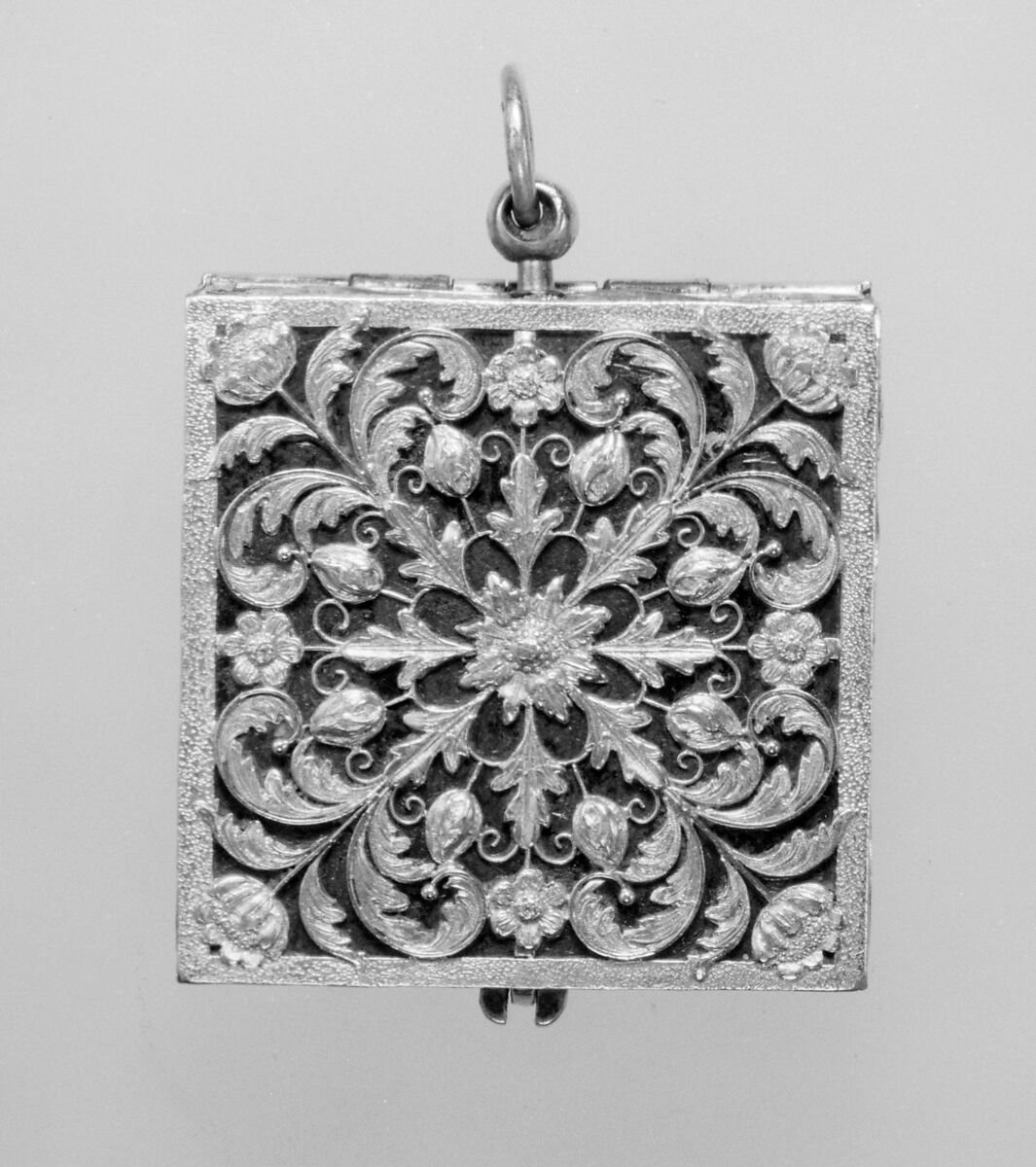 Watch, Watchmaker: F. L. Meybom (active ca. 1650–80), Case: gold, blued steel, rock crystal, partly gilded silver, and diamonds; Dial: painted enamel and basse-taille enamel on gold; Movement: gilded brass, partly blued steel, and silver, French, Paris