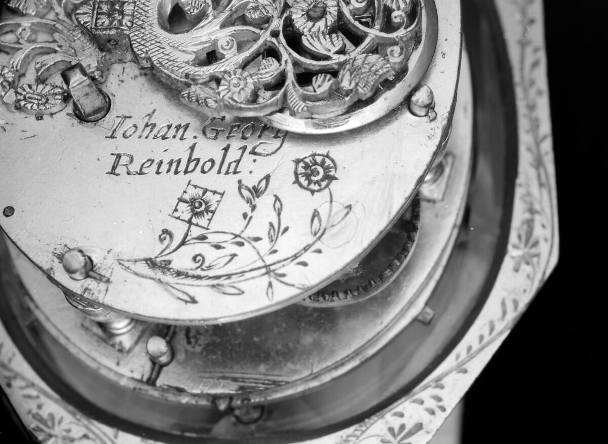 Watch, Watchmaker: Johan Georg Reinhold (German, active ca. 1640, master 1643), Rock crystal, gilt metal, silver, German, Strasbourg