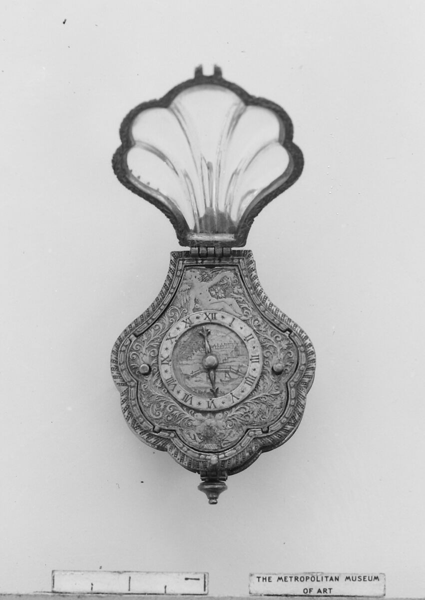 Watch, Watchmaker: Melchior Adan (or Adam) (ca. 1610), Rock crystal, silver, French, Paris 