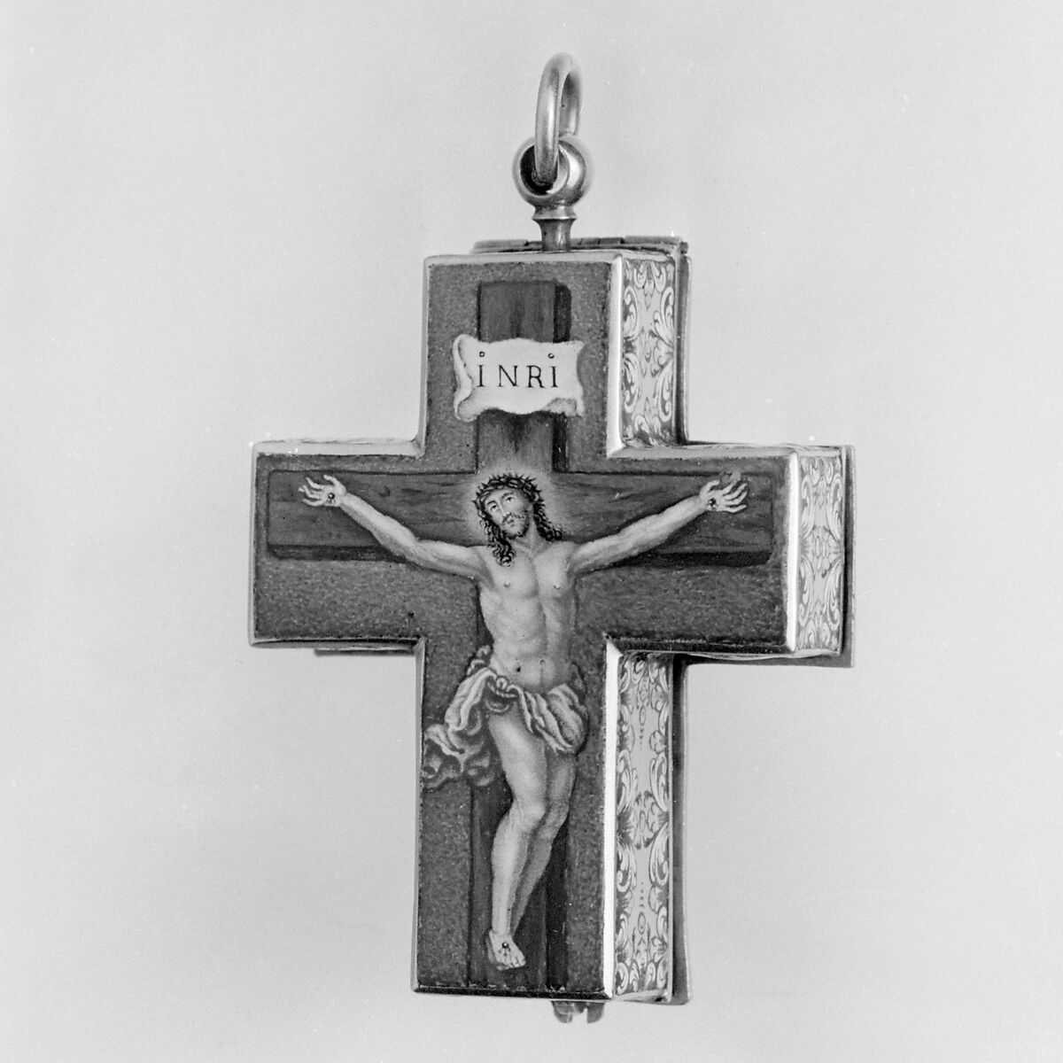 Watch, Watchmaker: Charles Bobinet (Swiss, Chastelrault, France 1610–1678 Geneva), Rock crystal, enamel, silver, Swiss, Geneva