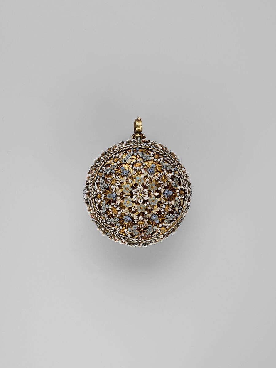 Watch, Watchmaker: Nicolas Bernard (French, active 1560–90), Gold, enamel, French, Paris 