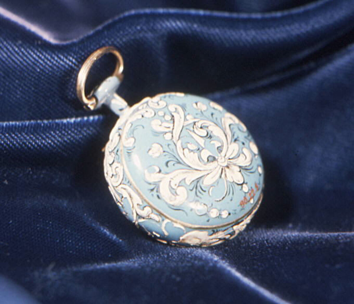 Watch, Watchmaker: Pierre Duhamel (1630–1686), Case: painted enamel on gold; Movement: gilded brass and steel, partly blued, Swiss, Geneva