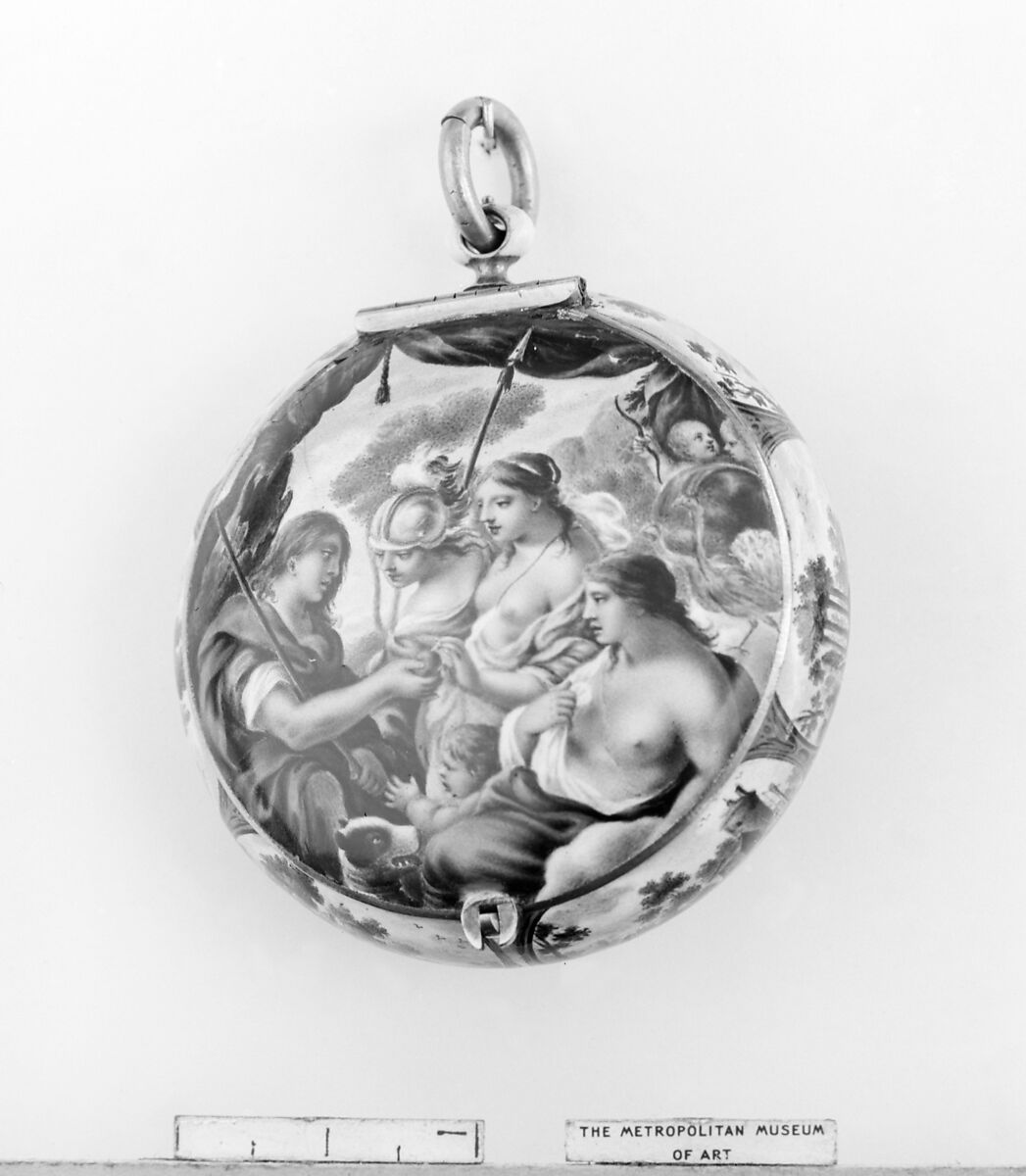 Watch, Watchmaker: G. Gamos, Metal, enamel, French, Paris