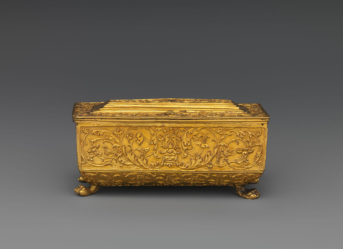 Casket, Gold, Italian, Florence