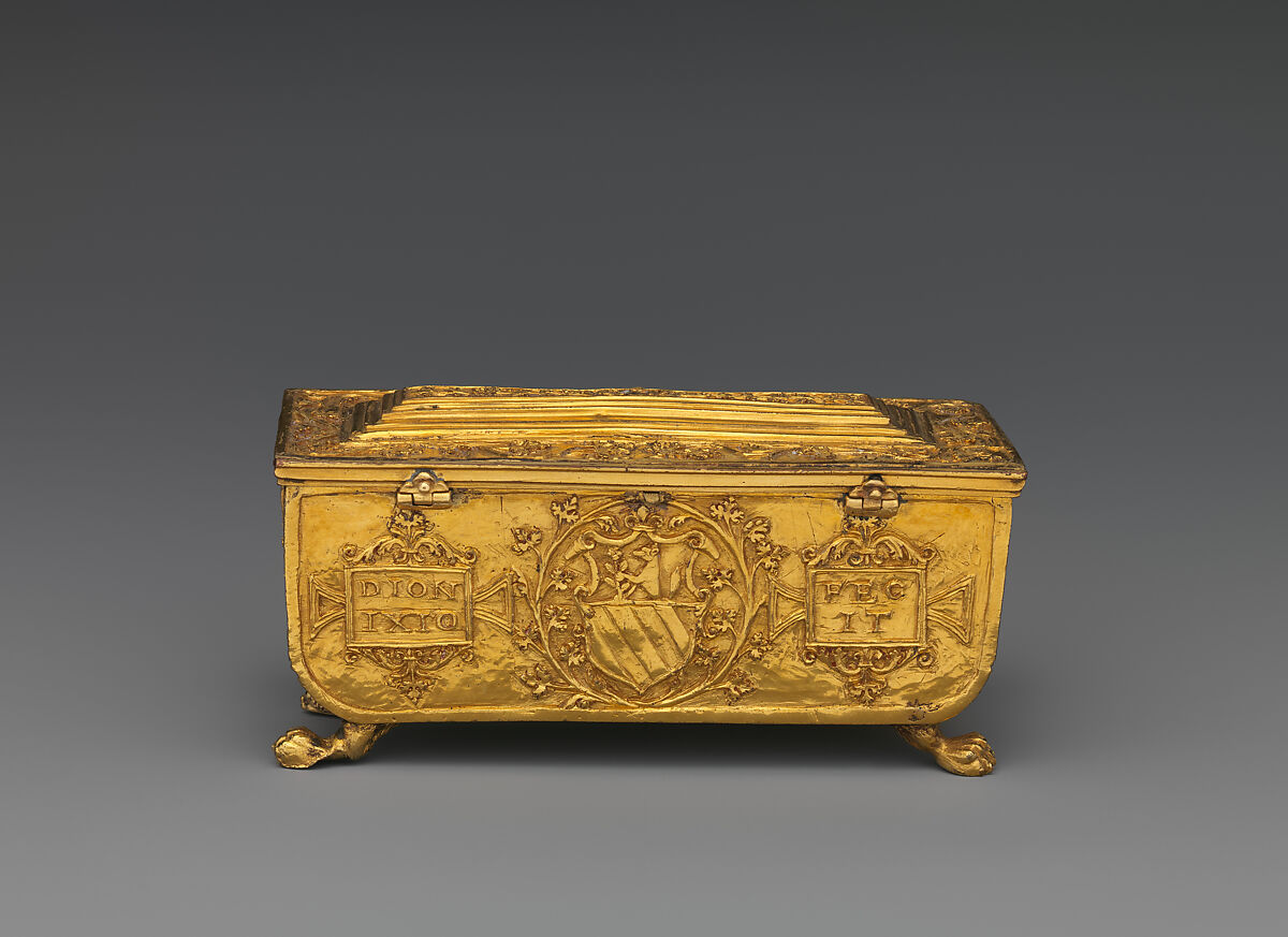 Casket, Gold, Italian, Florence