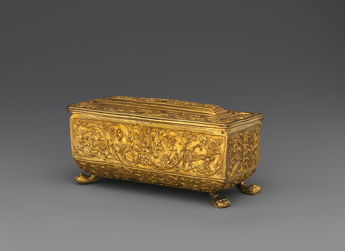 Casket, Gold, Italian, Florence 