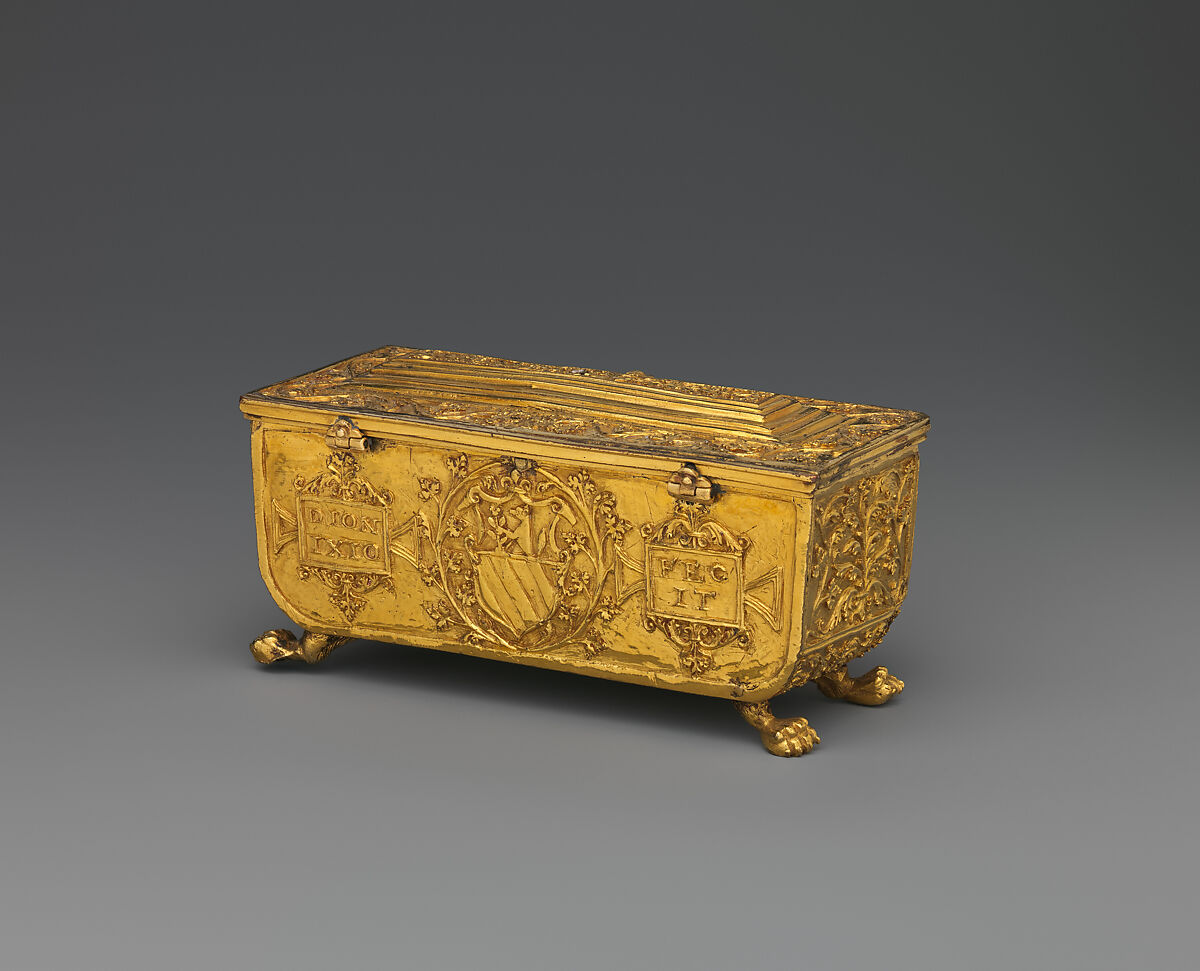 Casket, Gold, Italian, Florence