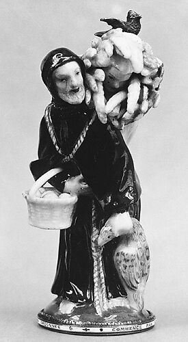 Scent bottle in the form of a monk