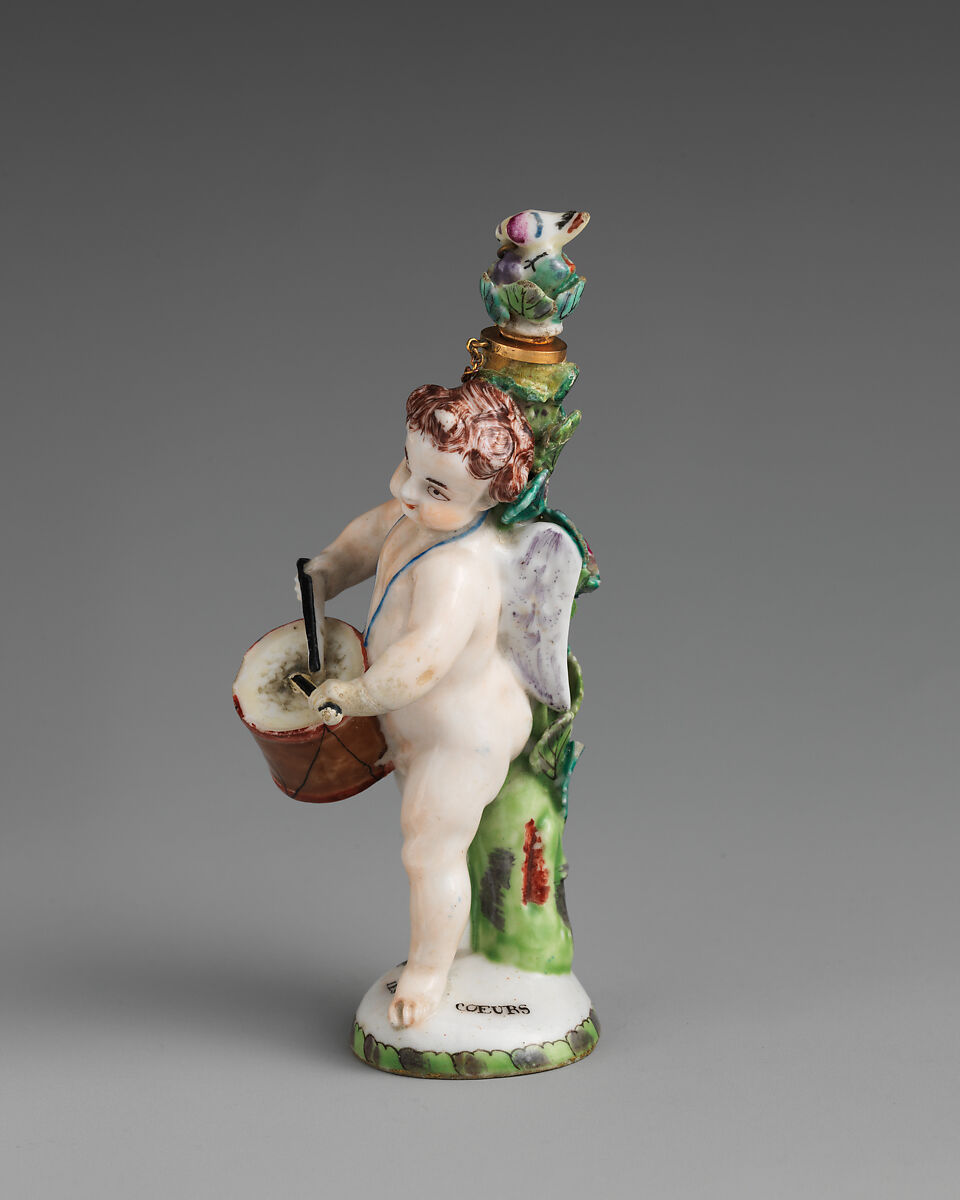 Scent bottle, Saint James's Factory (British, ca. 1748/49–1760), Soft-paste porcelain, British, London