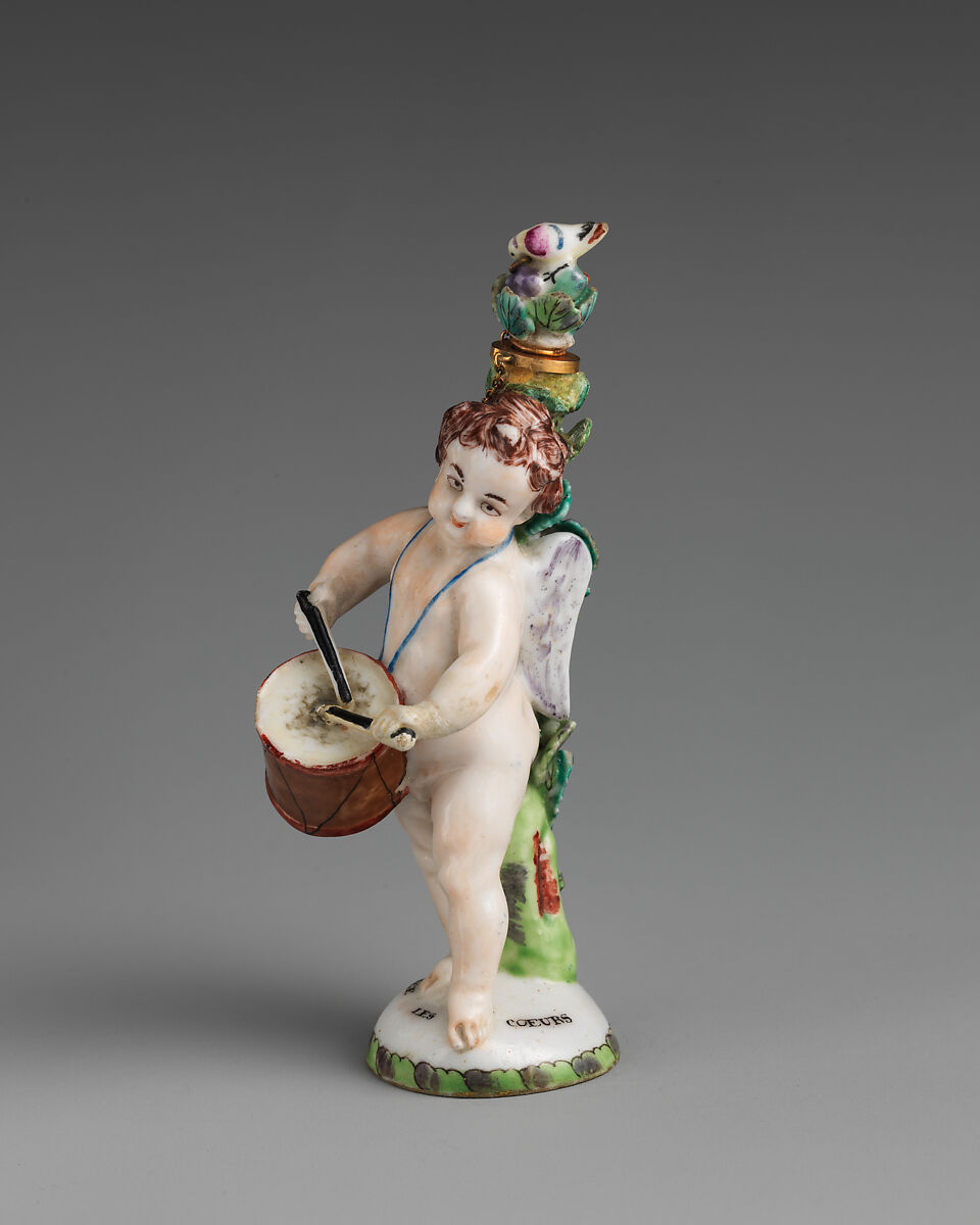 Scent bottle, Saint James's Factory (British, ca. 1748/49–1760), Soft-paste porcelain, British, London