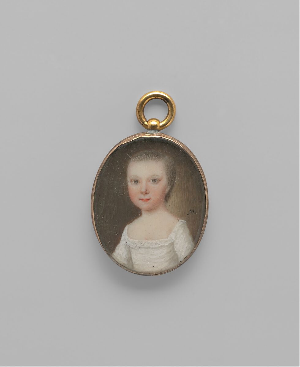 Henrietta Middleton, Mary Roberts (died 1761 Charleston, South Carolina), Watercolor on ivory, American 