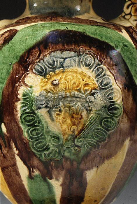 Vase, Saintonge/La Chapelle des Pots, Lead-glazed earthenware, French, Normandy