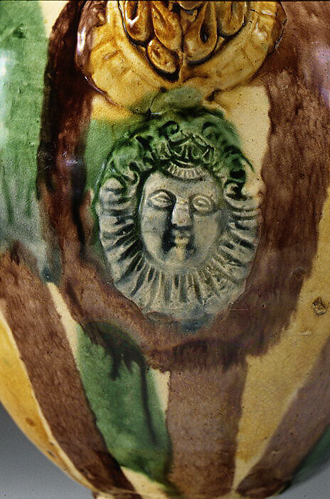 Vase, Saintonge/La Chapelle des Pots, Lead-glazed earthenware, French, Normandy