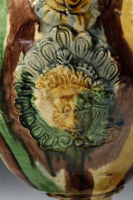 Vase, Saintonge/La Chapelle des Pots, Lead-glazed earthenware, French, Normandy