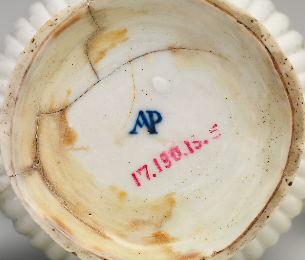 Ewer, Antoine Pavie (active 1703–27), Soft-paste porcelain decorated in underglaze blue, French, Paris