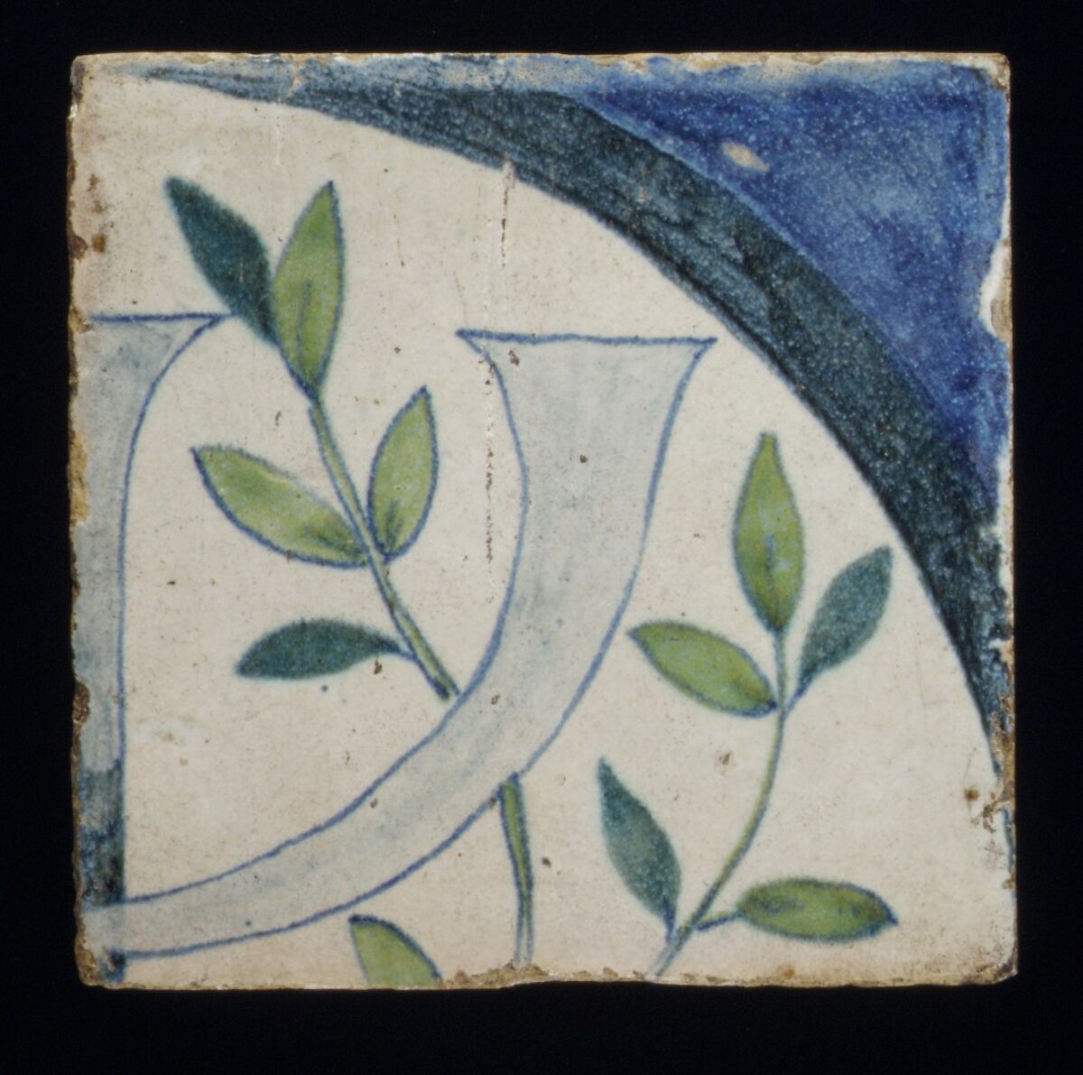 Panel of tiles, Workshop of Masséot Abaquesne (French, active 1538–57), Faience (tin-glazed earthenware), French, Rouen