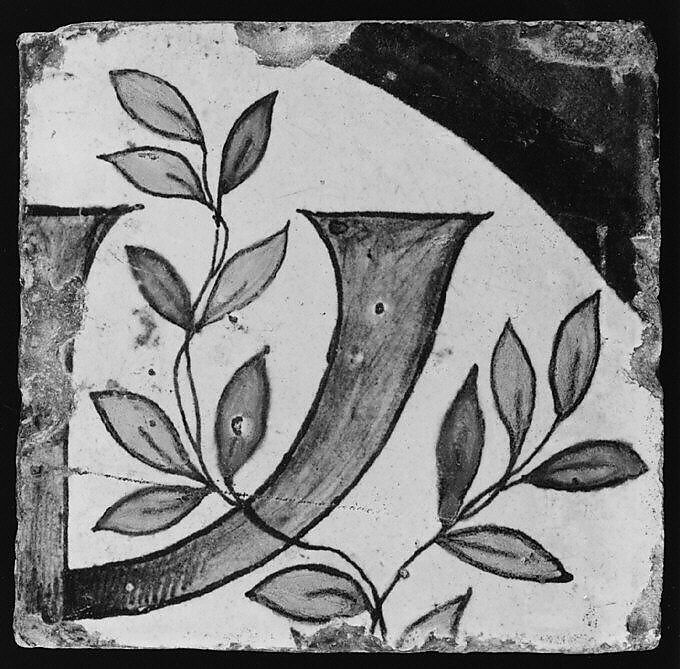 Panel of tiles, Workshop of Masséot Abaquesne (French, active 1538–57), Faience (tin-glazed earthenware), French, Rouen