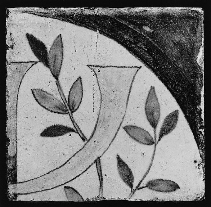 Panel of tiles, Workshop of Masséot Abaquesne (French, active 1538–57), Faience (tin-glazed earthenware), French, Rouen