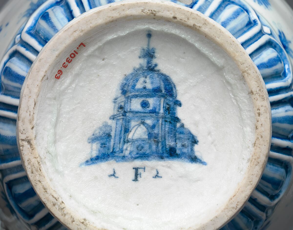 Ewer (Brocca), Medici Porcelain Manufactory (Italian, Florence, ca. 1575–ca. 1587), Soft-paste porcelain, Italian, Florence