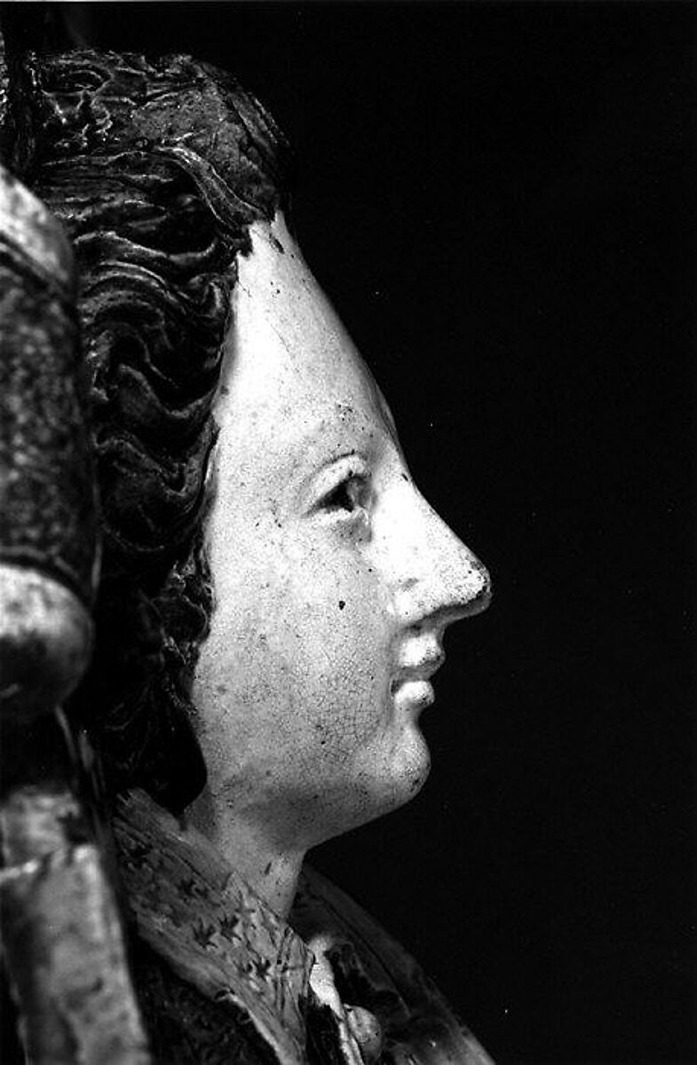 Wall light (one of a pair), Lead-glazed earthenware, French, Fontainebleau