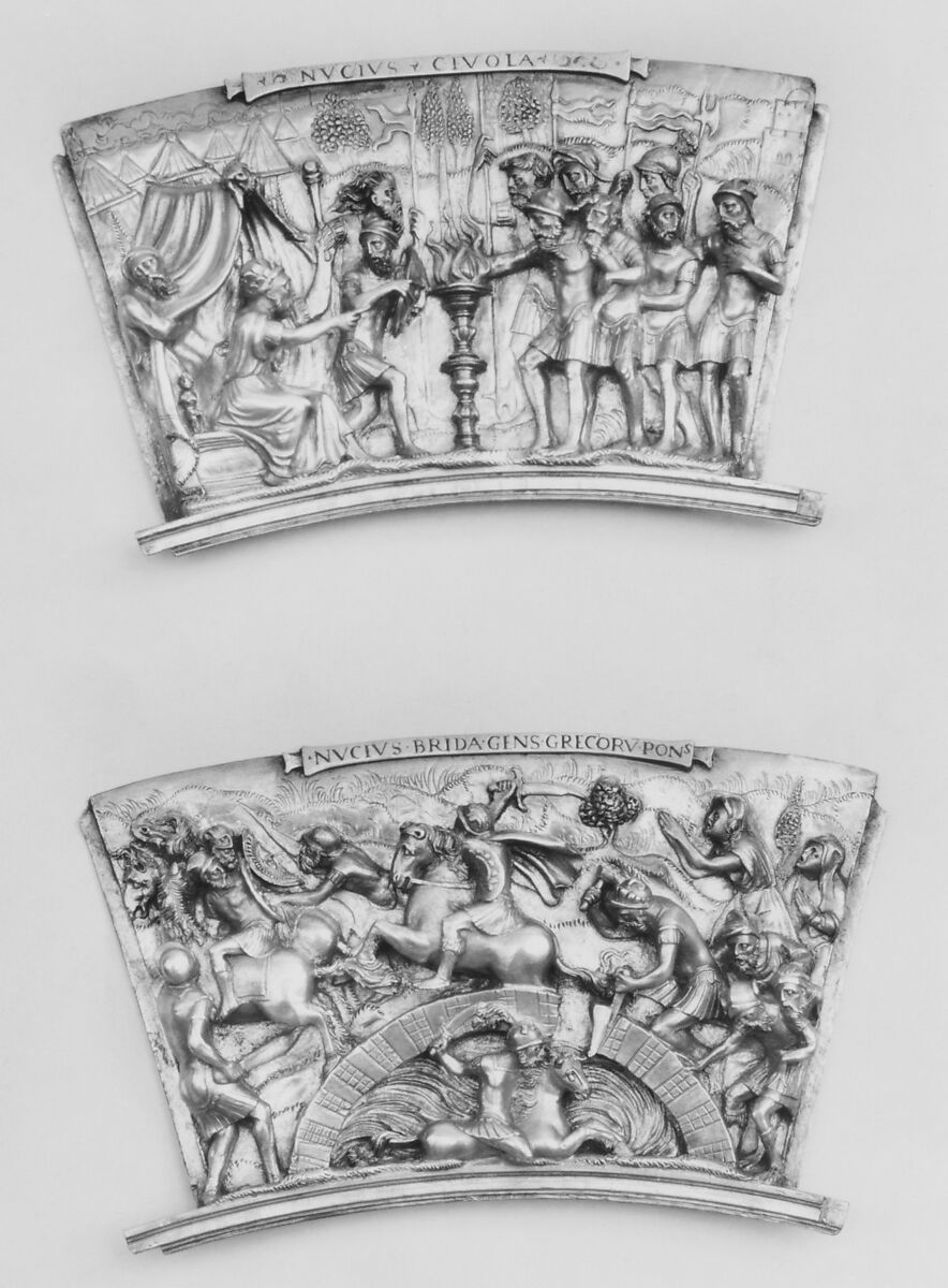 Basin, Silver gilt, Italian