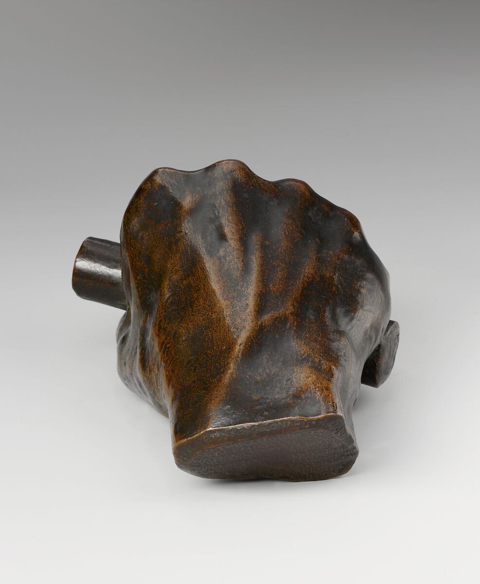 Right Hand of Abraham Lincoln, Leonard Wells Volk (1828–1895), Bronze, American