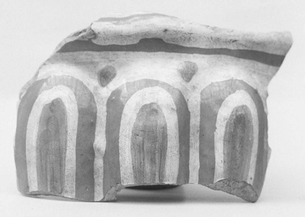 Fragment (part of a set), Faience (tin-glazed earthenware), French, Nevers 