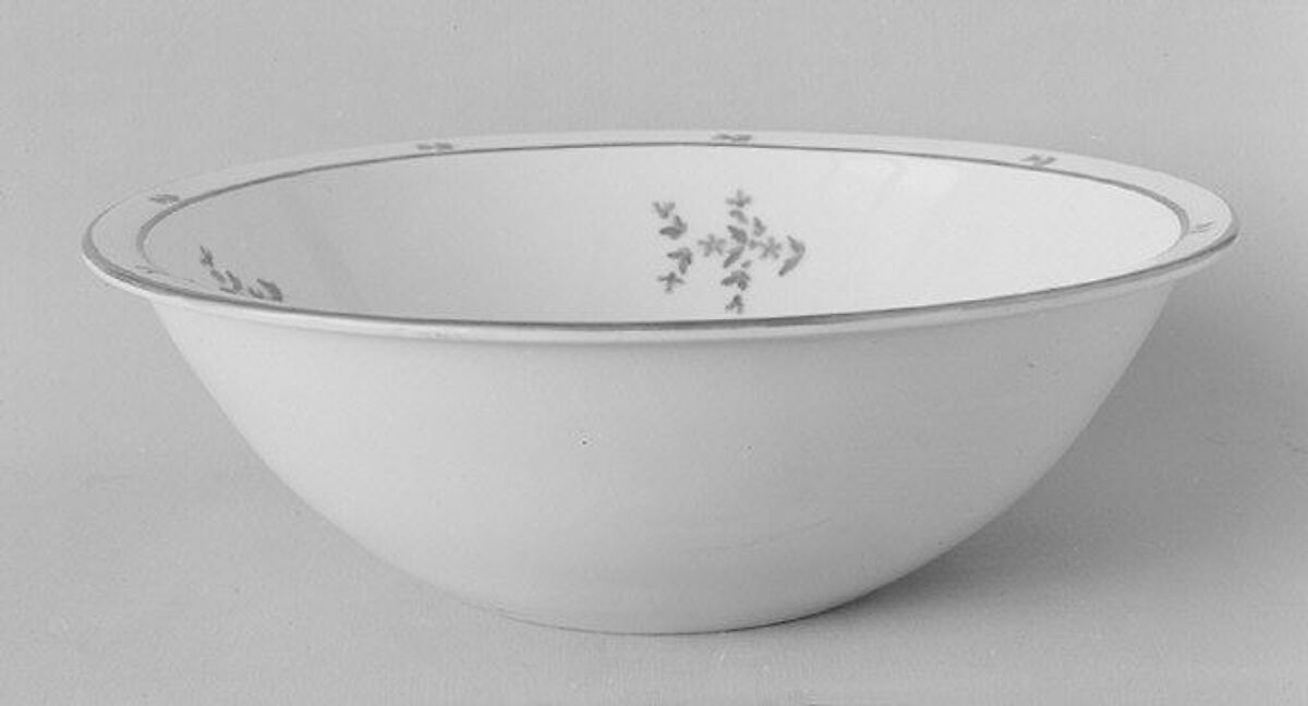 Basin, Nast, Hard-paste porcelain, French, Paris 