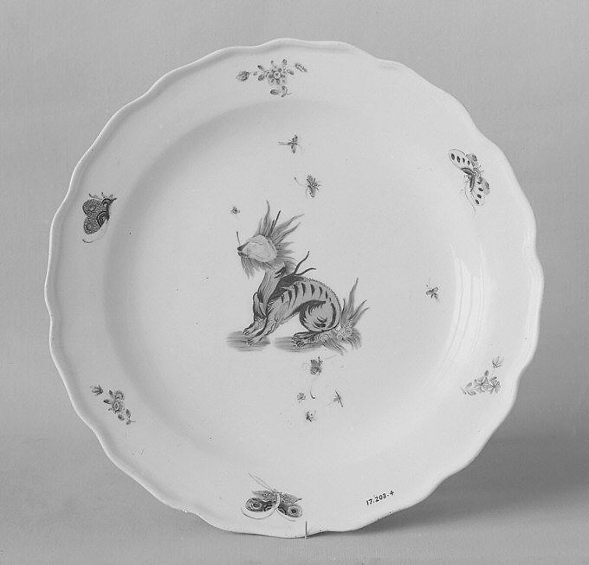 Plate, Meissen Manufactory (German, 1710–present), Hard-paste porcelain, German, Meissen 