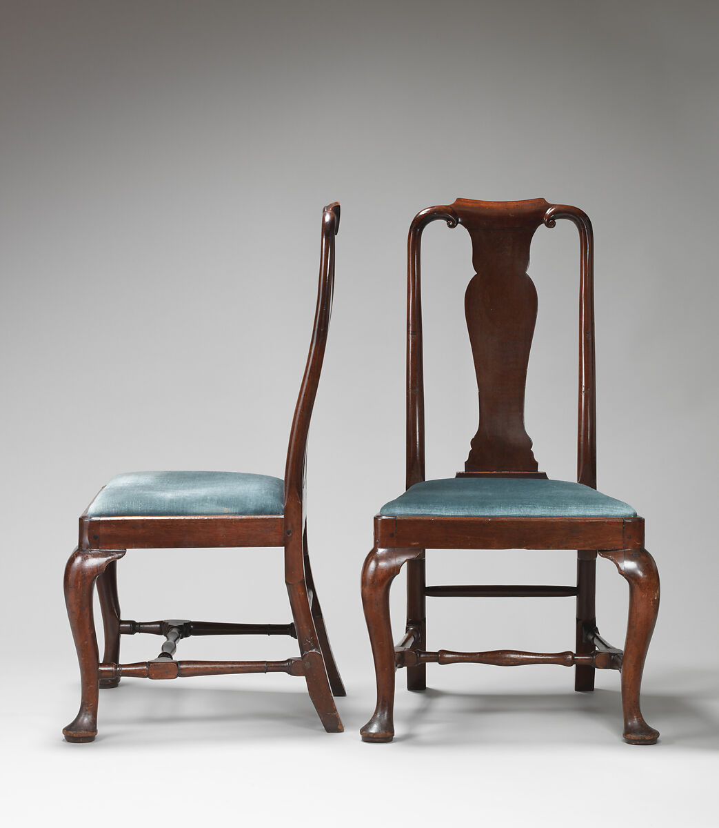 Set of four chairs, Mahogany, British
