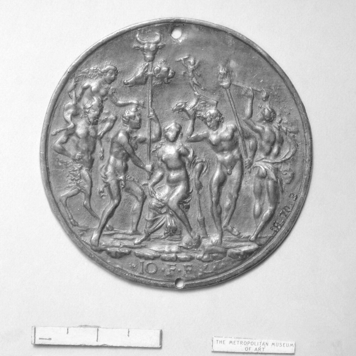 Ariadne on Naxos, Master IO. F.F. (Italian, active mid-15th century), Bronze, Northern Italian 