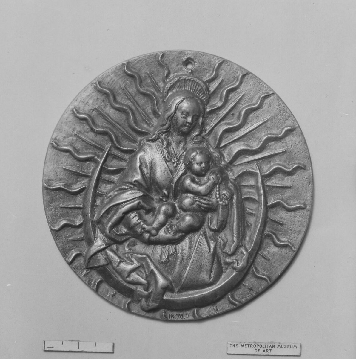 Virgin and Child, Bell metal, German, possibly Augsburg 