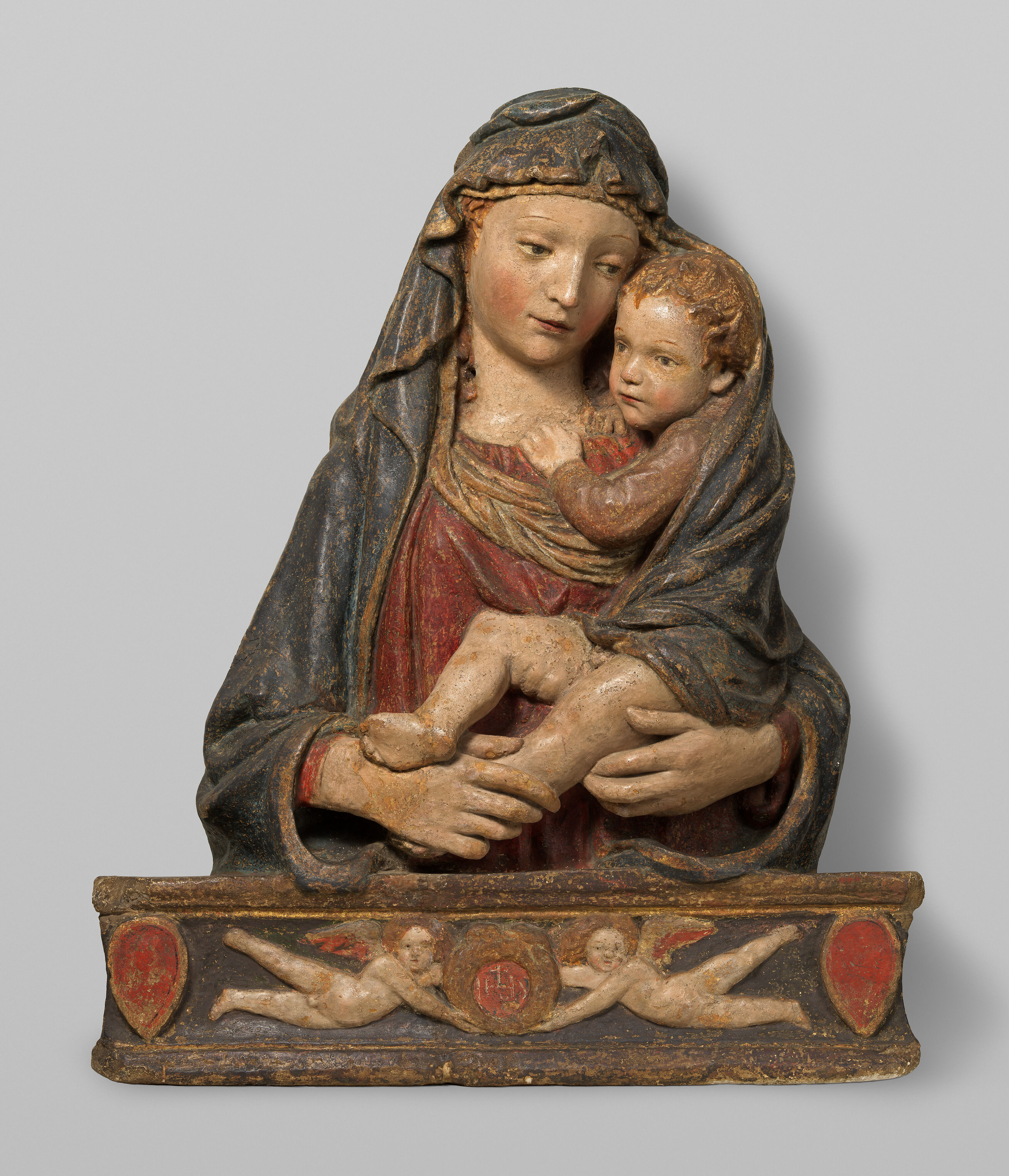 Probably after Lorenzo Ghiberti - Madonna and Child - Italian