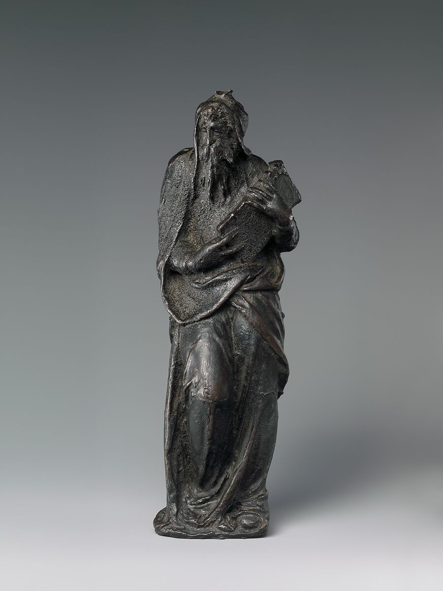 A prophet, Tiziano Minio (Italian, 1517?–1552), Bronze, Italian, Venice 