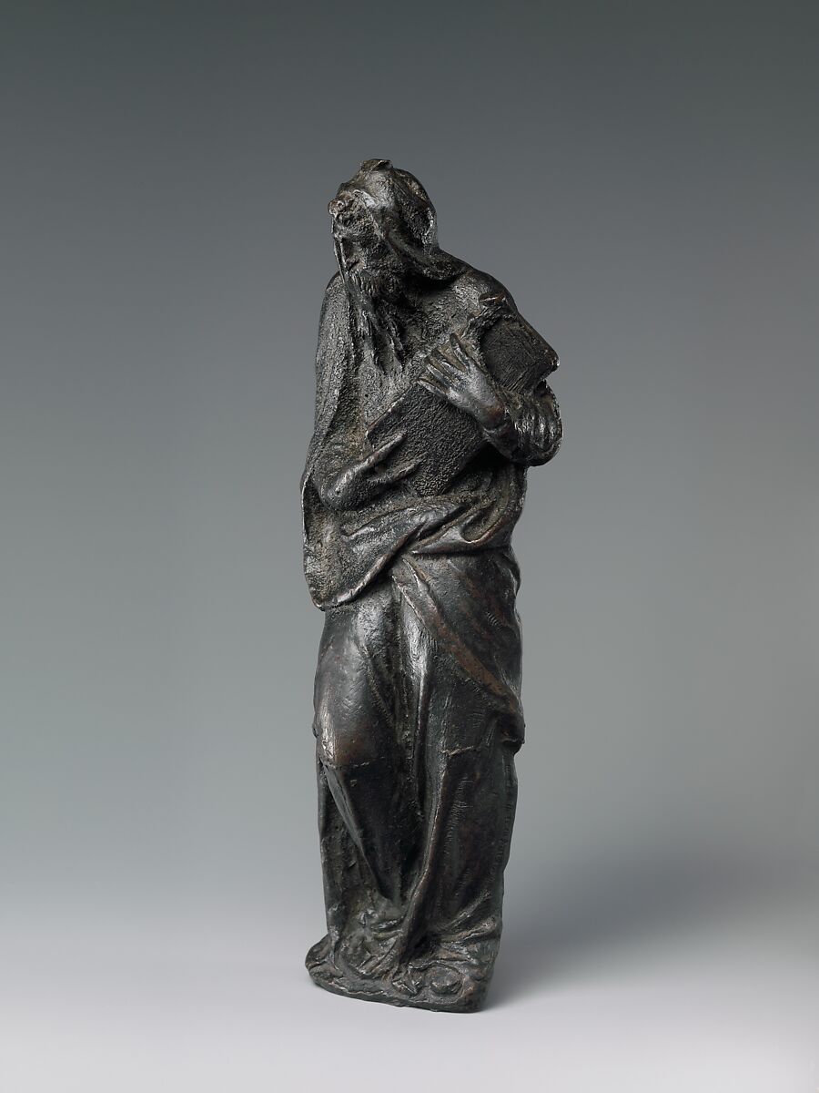 A prophet, Tiziano Minio (Italian, 1517?–1552), Bronze, Italian, Venice
