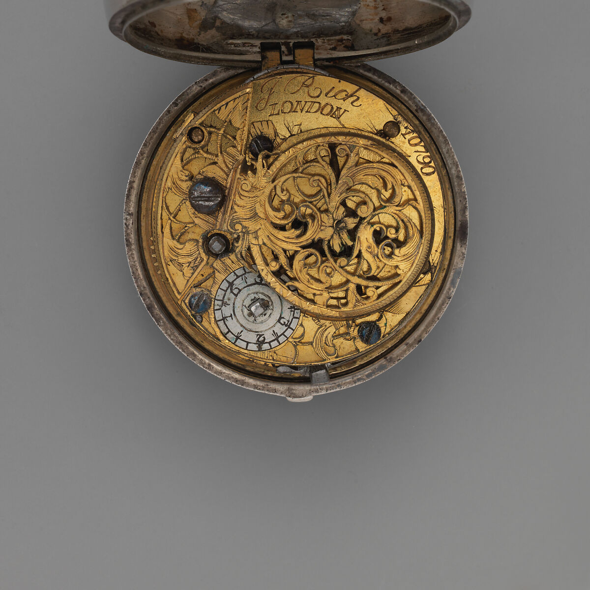 Watch, Watchmaker: John Rich (British, active 1735–75), Silver, British, London