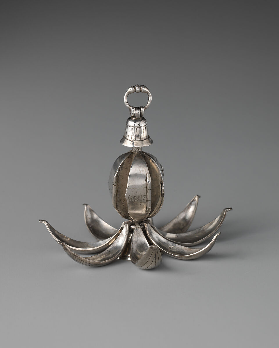 Pomander, Silver, Italian