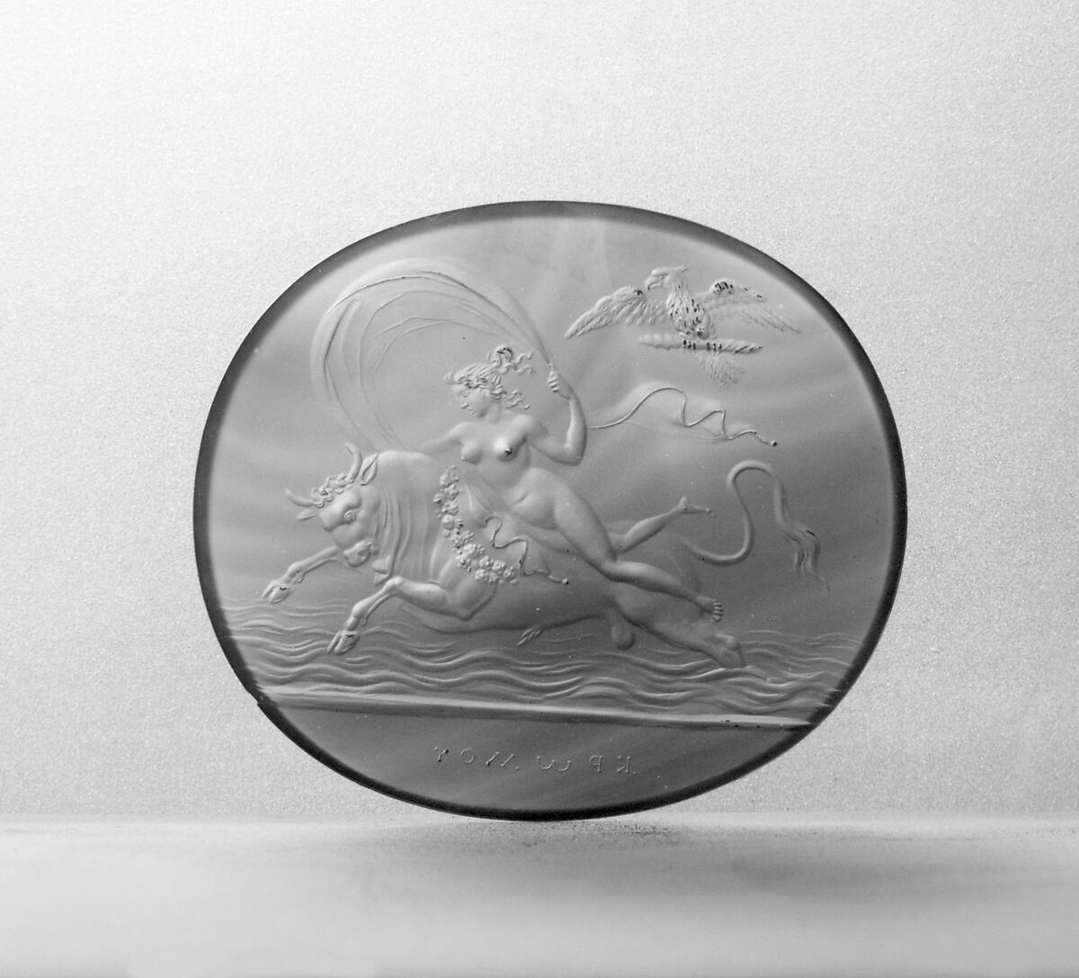 Europa and the Bull, Sardonyx, Italian