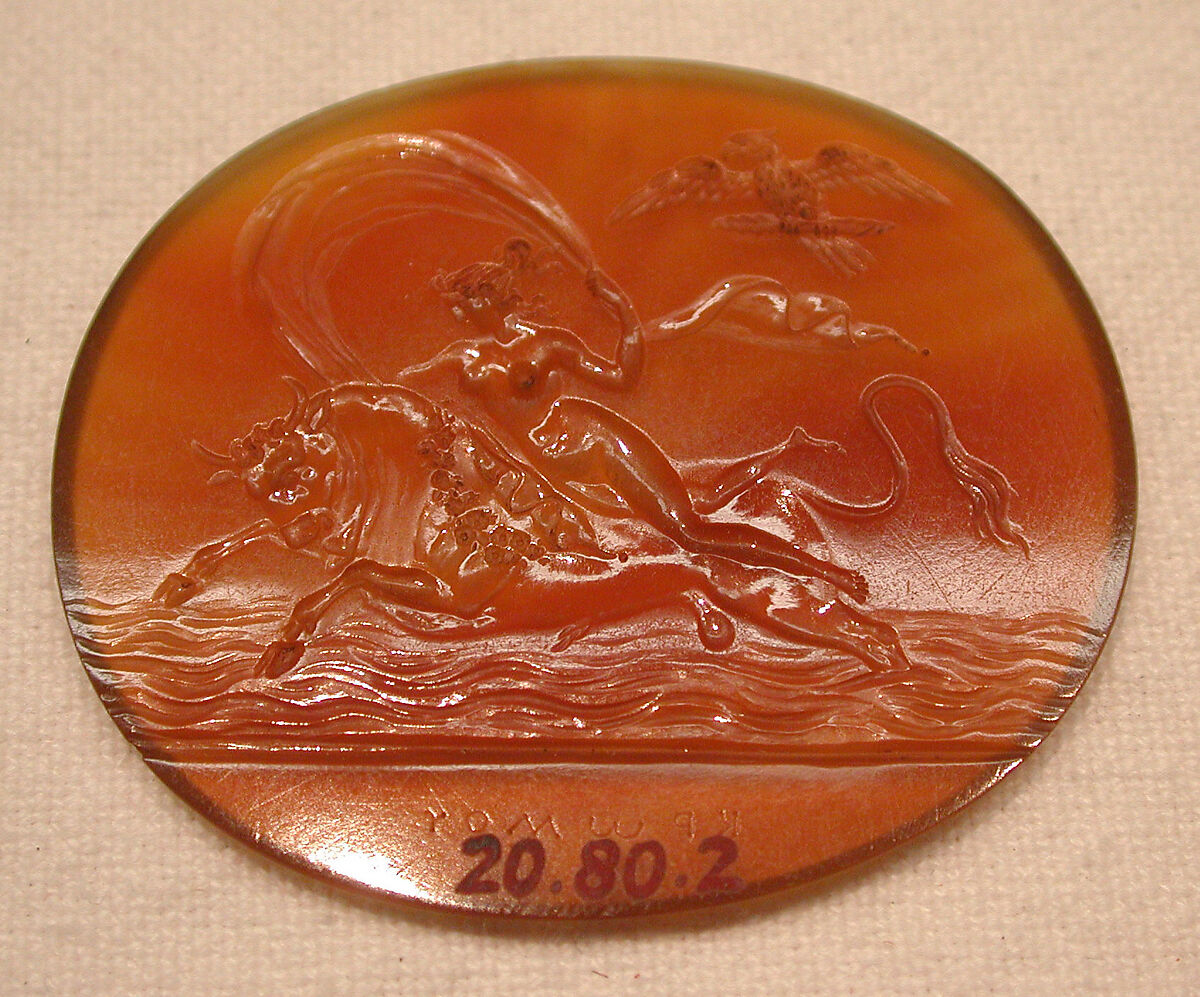 Europa and the Bull, Sardonyx, Italian 