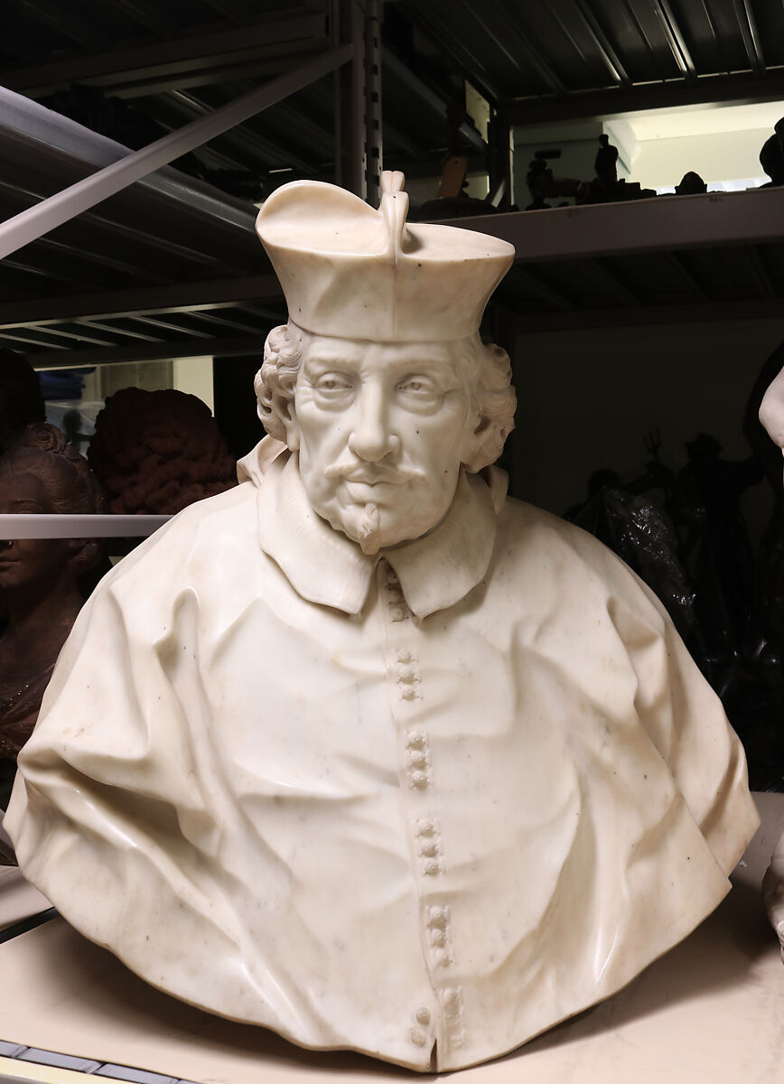 Cardinal Raimondo Capizucchi (1616–1691), Probably by Domenico Guidi (Italian, 1625–1701), Marble, Italian, Rome 