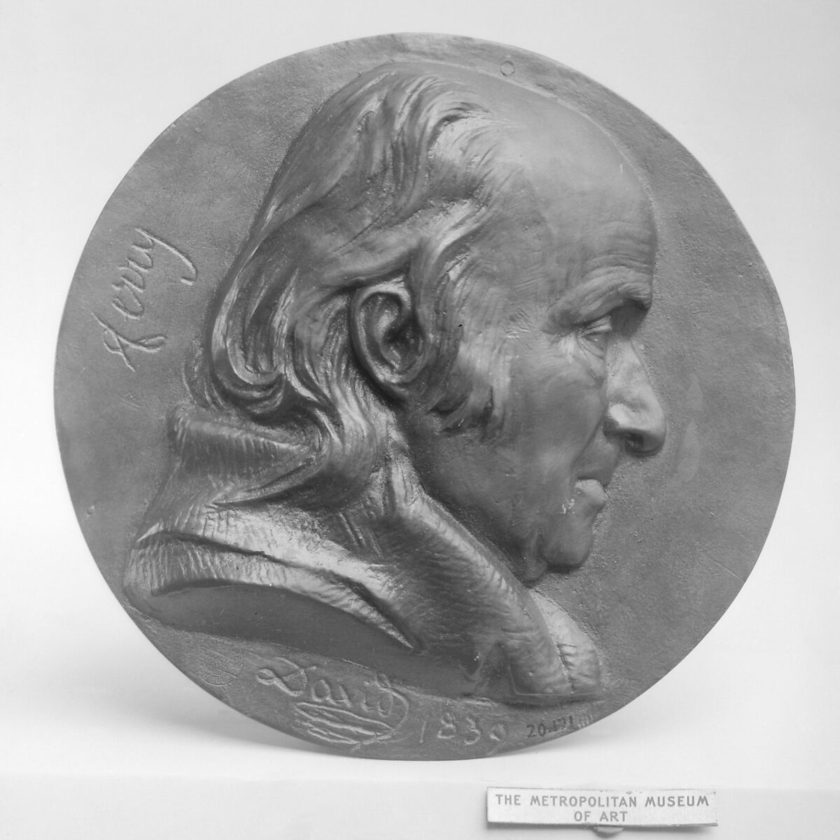 Claude-Joseph Ferry (1756–1845), French savant and statesman, Pierre Jean David d&#39;Angers (French, Angers 1788–1856 Paris), Proof in bronze - single, French 