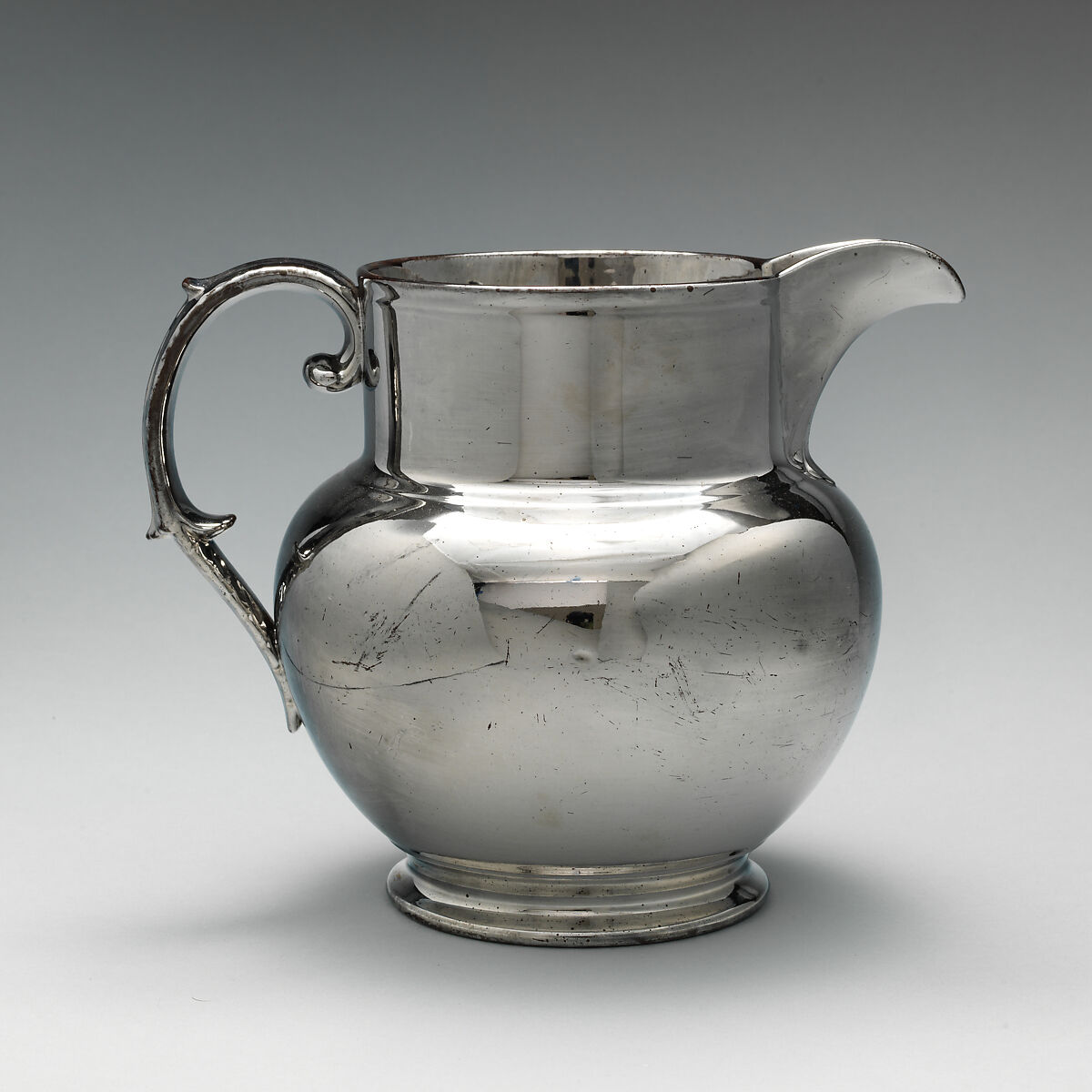 Jug, Pottery, lustered, British, Staffordshire