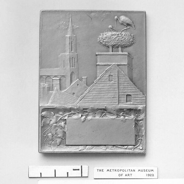 Alsace, Medalist: Georges-Henri Prud'homme (French, Cap Breton, Landes 1873–1947 Paris), Bronze, struck, French