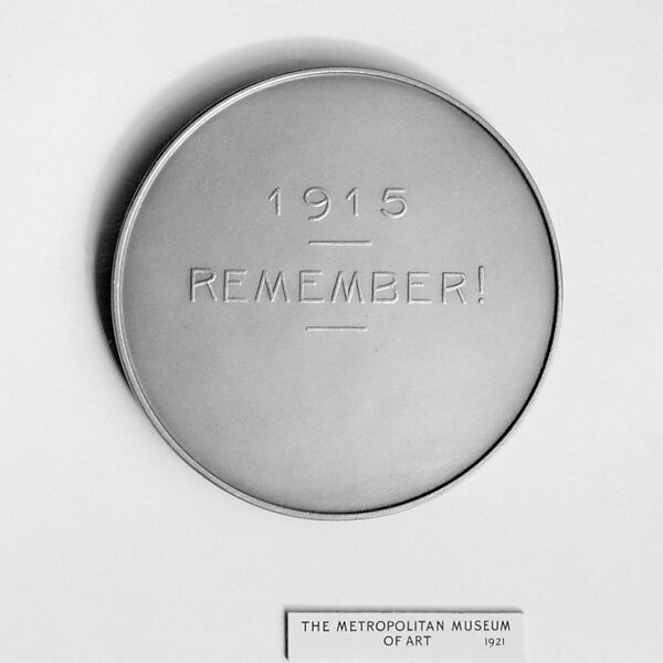 Marie Depage- Edith Cavell, Medalist: A. Bonnetain, Bronze, Belgian