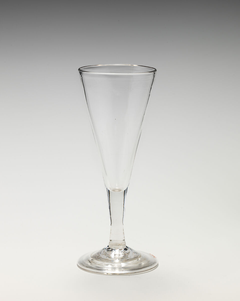 Champagne glass, Glass, British 