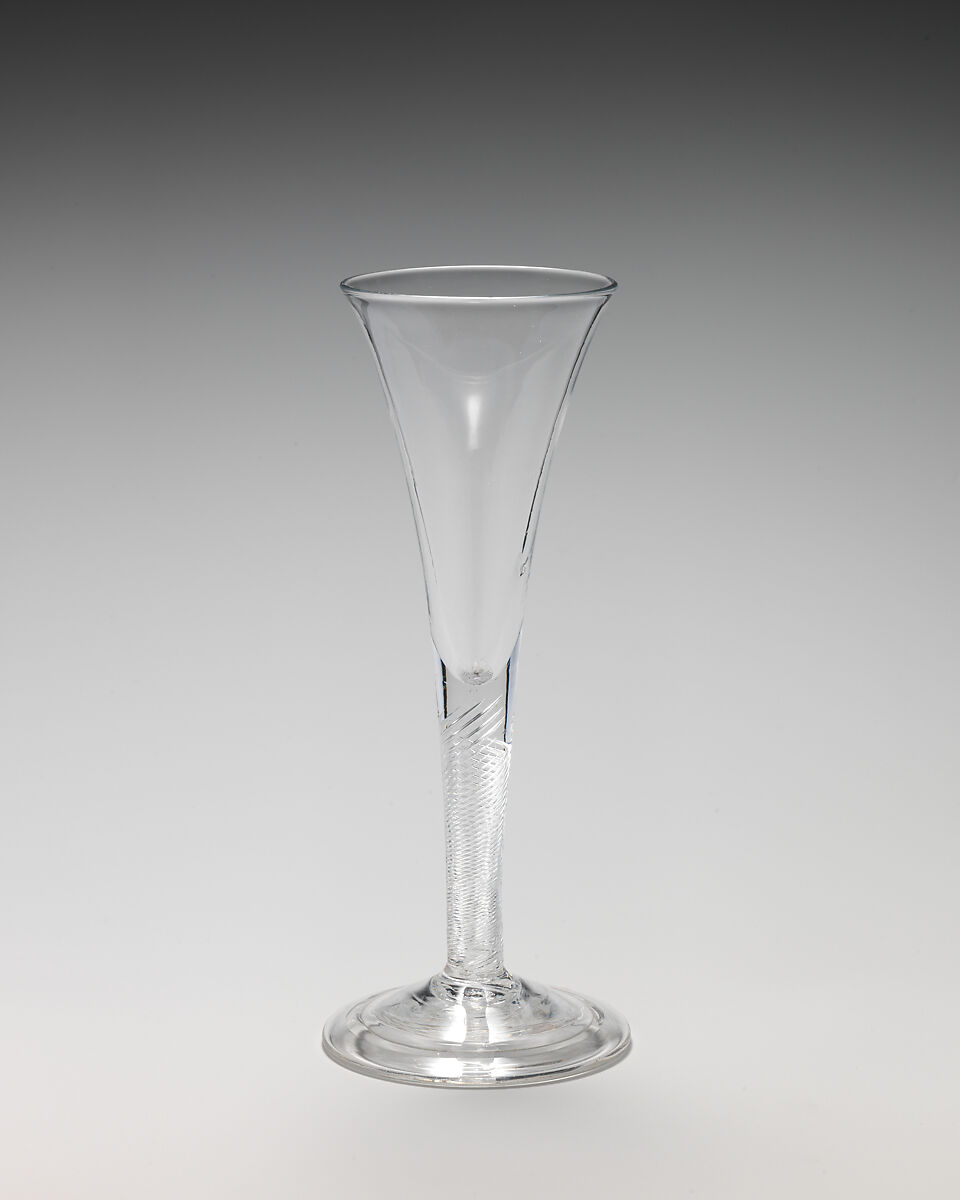 Champagne glass, Glass, British 