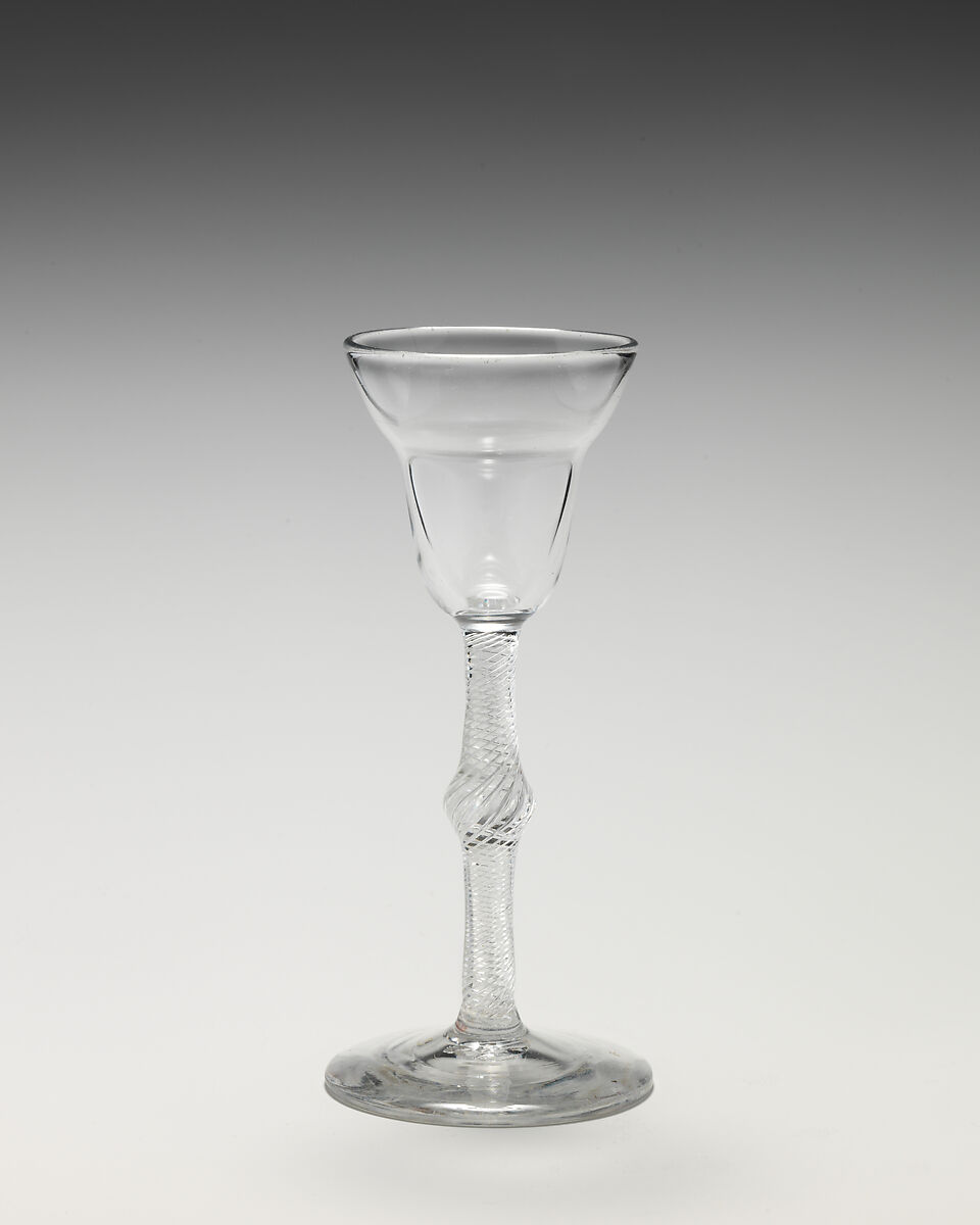 Wineglass | possibly British, Bristol | The Metropolitan Museum of Art